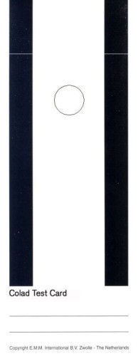 Papierowe panele do natrysków próbnych Colad, 250 szt.