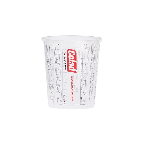 Kubki do mieszania lakierów Colad 6000 ml z malowaną podziałką, 40 szt.